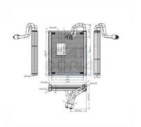 MEAT & DORIA 997149 Evaporatore, Climatizzatore per KIA