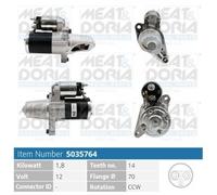 MEAT & DORIA Anlasser Starter 1,8 kW per Jeep Compass 2.2 CRD 4x4 Patriot