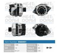 MEAT & DORIA Generatore Di Luce 100 A 14 V Per Opel Corsa B 73 78 79
