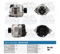 MEAT & DORIA Generatore Di Luce 75 A 14 V Per Renault Espace III 2.0