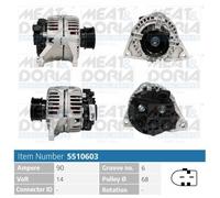 MEAT & DORIA Generatore Di Luce 90 A 14 V Per Renault Trucks Mascott