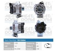 MEAT & DORIA Generatore Di Luce Per Ford Fiesta VI B-Max JK 1.6 Ti 1.4