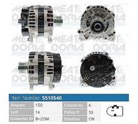 MEAT & DORIA Generatore per Audi A4 Avant 8K5 B8 2.0 Tdi Q5 8RB 8R Exeo Pezzi