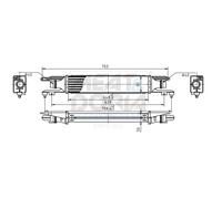 MEAT & DORIA Intercooler Ladeluftkühler Per Opel Corsa D 1.3 CDTi S07
