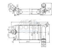MEAT & DORIA Ladeluftkühler Intercooler LLK per Nissan Micra V 1.5 dCi K14