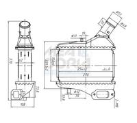 MEAT & DORIA Ladeluftkühler LLK per Honda CR-V III 2.2i-DTEC 4WD 1.6i-DTEC RE