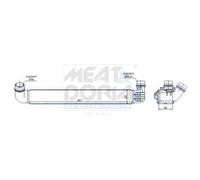 MEAT & DORIA Ladeluftkühler LLK per Renault Fluence 2.0 16V 1.6 L30