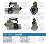 MEAT & DORIA Starter Per Nissan NP300 Navara Pritsche/Fahrgestell D40 2.5 dCi