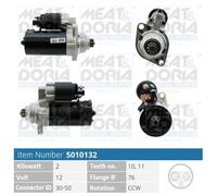 MEAT & DORIA Starter Per VW Golf IV 1J1 1.6 1.9 TDI 1J5 9N_ 1.4 Audi A3 8L1 A2