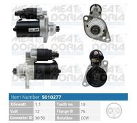 MEAT & DORIA Starter Per VW Golf V 1K1 1.4 TSI Polo 9N 1.8 GTI Cup Edition