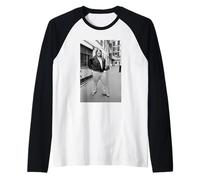 Meat Loaf Bat out of Hell Singer A Londra 1978 Maglia con Maniche Raglan