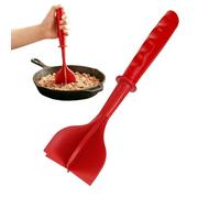 Meat Masher Tool, 6 Curve Chopper, Heat Resistant Grinder Ergonomic Kitchen Gadget, for Home Cooking Meal Prep Restaurant Chef Use Food Crushing Beef Turkey Ground Meat 10,5 x 3,07 in