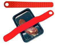 Meat Thaw Belt 2 Pieces Defrosting Fixator Tool - Safe Food Thawing Strap for Even Temperature Transfer | Flexible Adjustable Wrap Design, Reusable Durable Material, Quick Defrost Support, Kitchen Use
