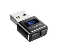 meatanty Mouse Jiggler USB in Metallo con Display, 3 Modalità, Nero