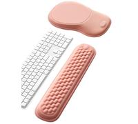 MEATANTY Tappetino per mouse con cuscino in gel, Mousepad ergonomico con supporto per polso [Sollievo dal dolore] [Postura sana] [Memory foam] [Delicato sulla pelle] [Antiscivolo] Supporto per polso