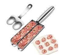 Meatball Maker Mold - Stainless Steel Durrable Meatball Shape Ball Maker - Comfortable To Hold Meat Baller Spoon, Kitchen Utensils & Gadgets, Meat Baller Scoop Tool, Home Cooking Tools For Cookie Dou