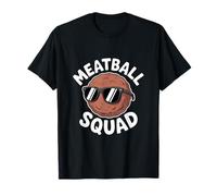 Meatball Squad Cute Italian Food Team Italia Crew Maglietta