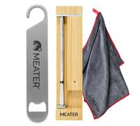 MEATER Pro Bundle: termometro per carne wireless intelligente con WiFi integrato, panno in microfibra in edizione limitata e apribottiglie | Portata elevata per grigliare, affumicare, arrostire e