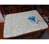 MEATEX Telo Stiro da Tavolo cm.100x70 100% Cotone, Titanio, +Feltro