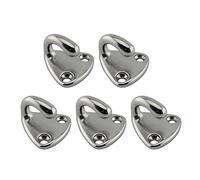 Meatl Hook 5 ganci in acciaio inox pesante gancio marino gancio appendiabiti appendiabiti cappelli 3 diverse dimensioni
