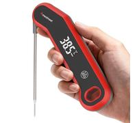 Meatmeet S1 Termometro da Cucina Digitale, Lettura Ultra-Rapida in 0.5 Secondi, precisione ± 0,3°C, termometro impermeabile IP67, display LED girevole automatico, sveglia con movimento