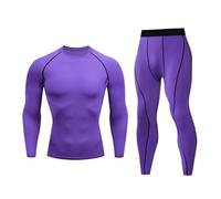 Meaunzyl Biancheria Intima Termica da Uomo, Intimo Termico Set Termico Uomo Maglia E Pantaloni Completo Biancheria Funzionale Uomo Base Layer Traspirante Termico Uomo Invernale Invernali, Caldi
