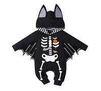 Meaunzyl Completo di Halloween Tutina Pagliacetto Bambino Neonata Unisex Pagliaccetto Carnevale Bimbo Tutina Tutine Neonato Pipistrello Body Halloween Vestito da Carnevale Bambino Neonato 2025