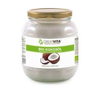 MeaVita Olio di Cocco Biologico Meavita, Insapore (Deodorato), Confezione da 1 (1 X 1000 Ml) - 1000 ml