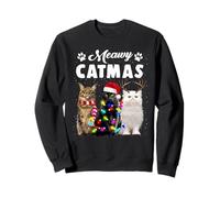 Meawy Catmas Funny Cat Christmas Xmas Kittens Lovers Felpa