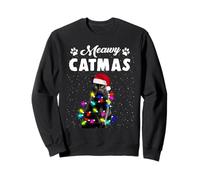 Meawy Catmas Funny Cat Christmas Xmas Kittens Lovers Felpa