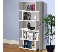 LIBRERIA ESTENSIBILE IN LAMINATO CM 71.8X22.5 H. 181 ROVERE SBIANCATO