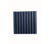 MEBANO. Pannello Acustico Legno Set di 6 pezzi 40x40 cm Blu Indigo con Lamelle Moderne su Feltro per Rivestimento Parete Effetto Legno