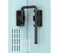MeBantoo Serratura ad anello per porta scorrevole da 6,9 cm, in acciaio inox, per la sicurezza domestica, per fienili, giardini, cancelli di recinzione, finestre, opzione di installazione multi-angolo