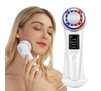 MEBAY Massaggiatore Viso Multifunzionale Antirughe di Bellezza, Massaggiatore Viso，Rossa e Blu Calda e Fredda massaggio facciale, Pulizia Profonda Anti-età Rassodamento e Lifting