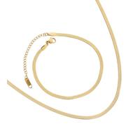 meberg Karma SS3004 - Set di 2 collane e bracciali, in lega, da donna e da sera, per le vacanze, per la sera