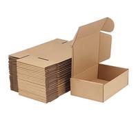MEBRUDY 9x6x3 Inches Shipping Boxes Pack of 25, Corrugated Cardboard Box for Mailing Packing Literature Mailer