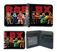 MEBSJY Portafoglio Bambino Caricatura, Portafoglio Robl in Pelle PU, Portafoglio Bifold per Ragazzi e Ragazze, Design Anime, Portacarte, Tasca per Monete, Regalo di Compleanno per Bambini