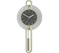 Mebus 14813 Quarzo Orologio da parete 26 cm x 54.5 cm Oro, Nero, Argento