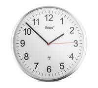 Mebus 19411 Parete Mechanical clock Rotondo Bianco Metallo Moderno Radio