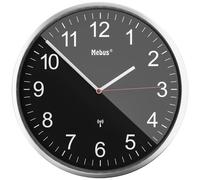 Mebus 19578 Radiocontrollato Orologio da parete 30 cm Argento