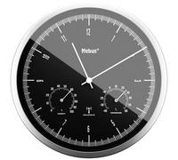 Mebus 19777 Radiocontrollato Orologio da parete 25 cm x 5 cm Argento Movimento