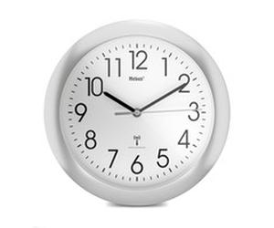 Mebus 52451 Parete Digital clock Rotondo Bianco Plastica Batteria 250 mm 1x 1,5V