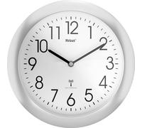 Mebus 52451 Radiocontrollato Orologio da parete 25 cm x 40 mm Argento