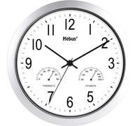 Mebus 6992 0 Quarzo Orologio da parete 25.5 cm Argento