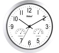 Mebus 6992 0 Quarzo Orologio da parete 25.5 cm Argento