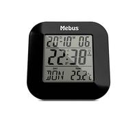 MEBUS 51510 - Wireless digitalmente, temperatura, data, nera