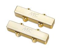 MEC Active Metal Cover J-Bass Pickup Set 5 corde - Oro