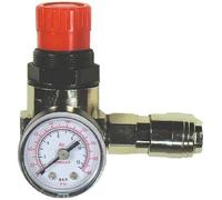 Mecafer Riduttore di pressione 152166 con manometro e rubinetto 1/4 m