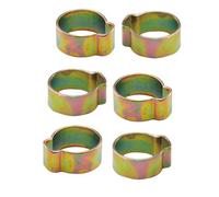 Mecafer 156036 - Set di fascette ad orecchio per tubi 13 x 8, 6 pezzi