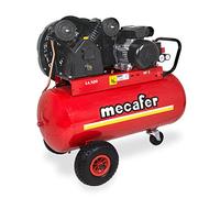 Mecafer 425316 - Compressore da 100 litri, 3 hp, con cilindri a V in ghisa